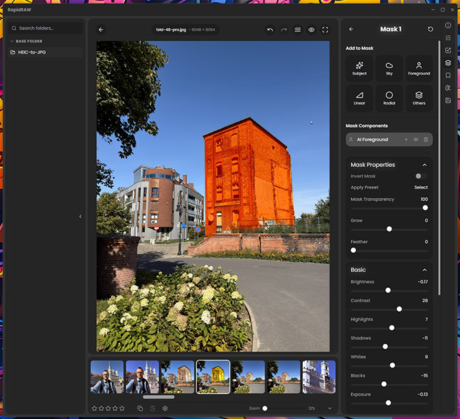 RapidRAW to darmowa alternatywa dla Adobe Lightroom. Otwarte źródło, szybkie działanie, wsparcie dla ComfyUI [nc1]