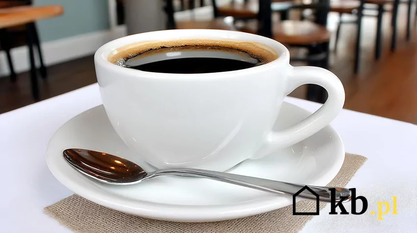 Kawa zaparzona w filiżance