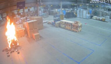 Mamy nagranie z początku pożaru w Tarnowie Podgórnym. Nie pozostawia wątpliwości