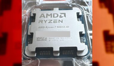 AMD Ryzen 7 9850X3D zawodzi. Wydajność nie wzrosła