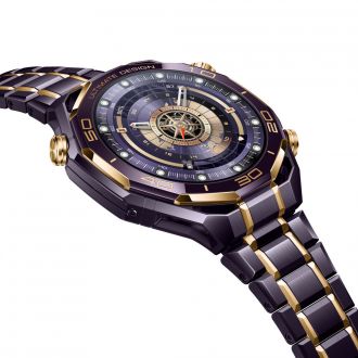 Huawei Watch Ultimate Design fioletowy ze złotem