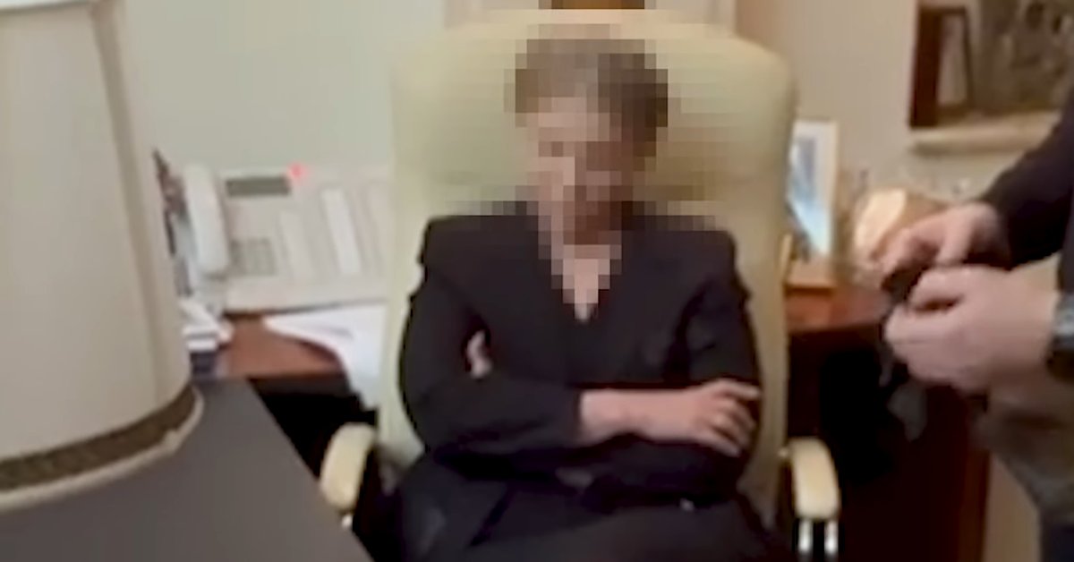 Kadr z nagrania opublikowanego przez NABU