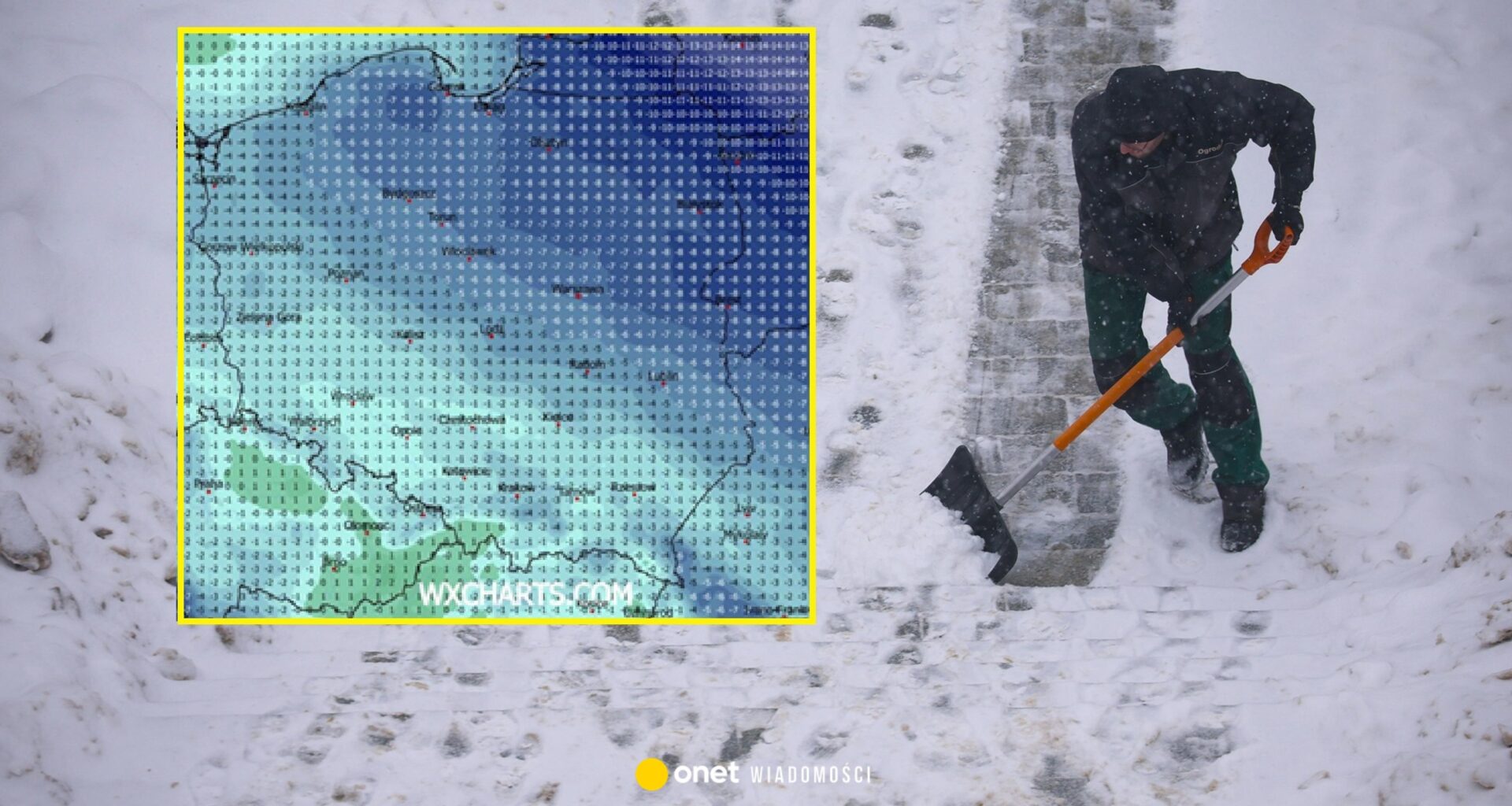 W piątek na mrozie się już nie skończy. Oto gdzie spadnie śnieg i marznący deszcz