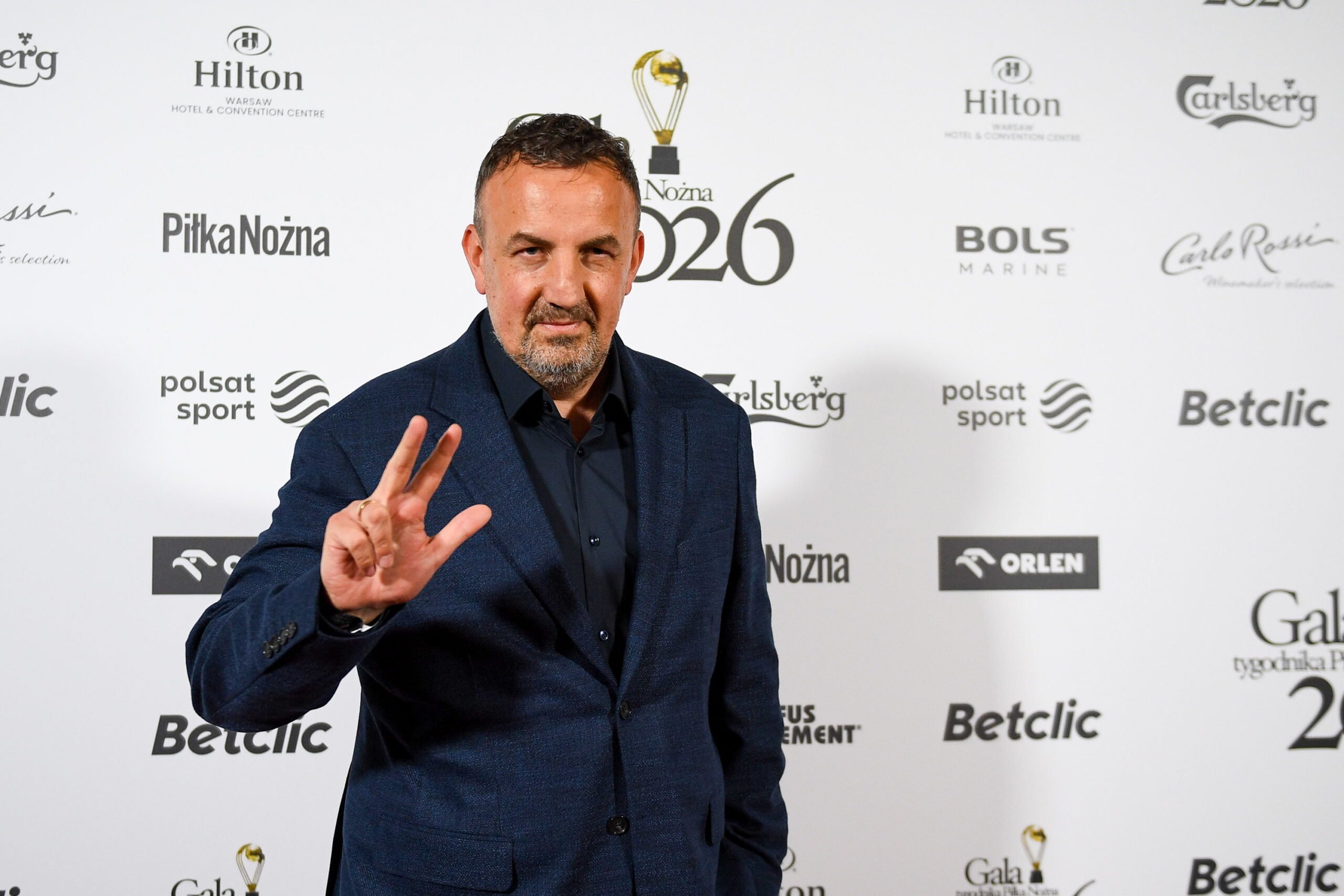 Mariusz Misiura, trener Wisły Płock, na gali