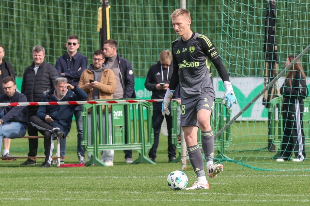 Otto Hindrich podczas meczu Legii z Sigmą