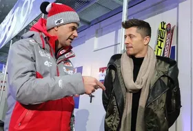 Stefan Horngacher i Robert Lewandowski