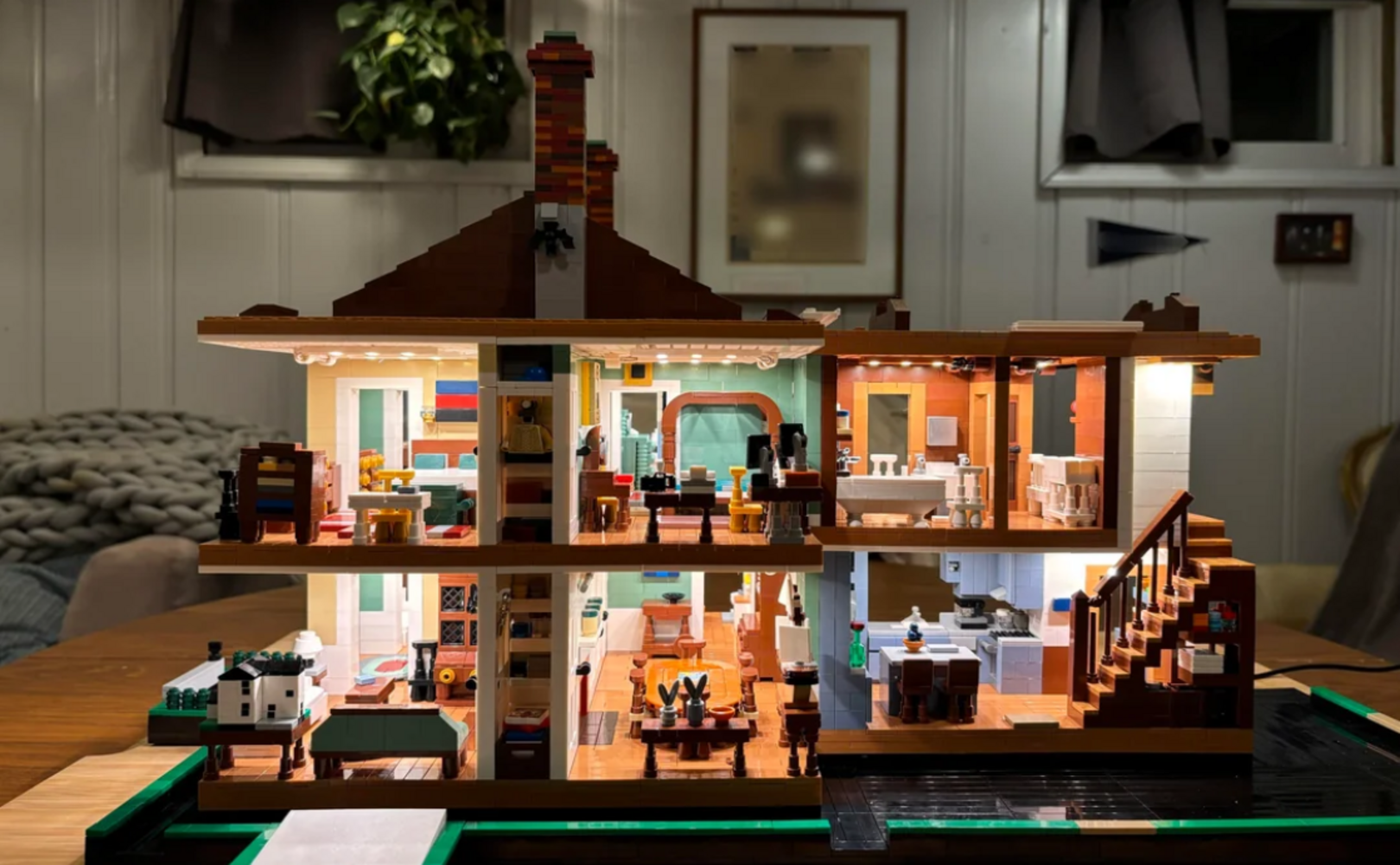 Zbudowali swój dom. Użyli do tego Lego