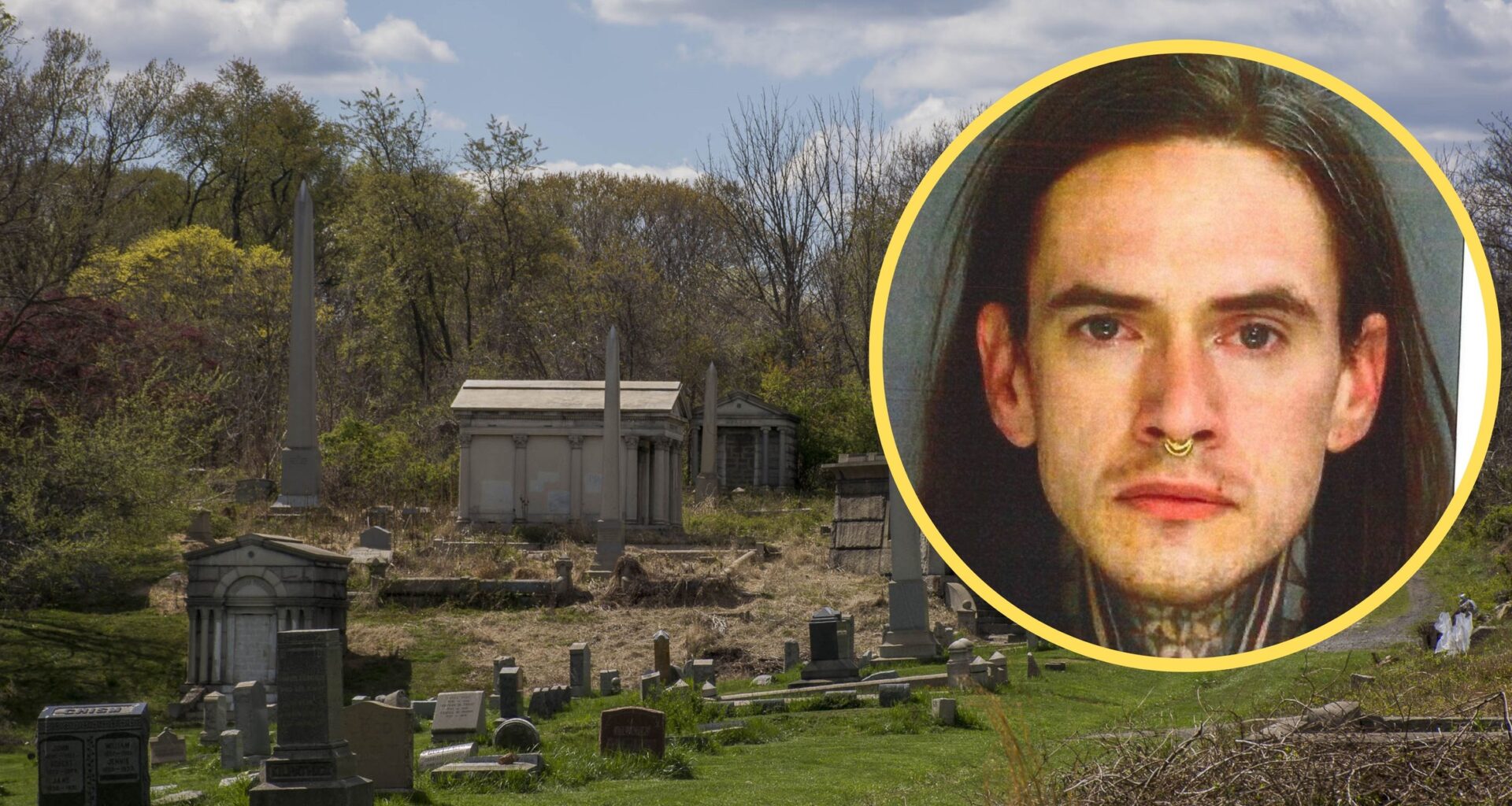 Amerykańska policja zatrzymała Jonathana Gerlacha. W jego domu śledczy znaleźli ciała wykradzione z cmentarza Mount Moriah (screen: X / Independent)