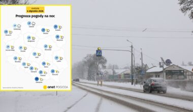 Noc w całej Polsce zapowiada się mroźno. Im dalej na północ, tym zapowiadamy też więcej śniegu