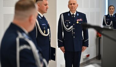 Pożegnanie insp. Jacka Maślanki Dowódcy Oddziału Prewencji Policji w Rzeszowie. Jego obowiązki przejął mł. insp. Grzegorz Wojtas - Aktualności