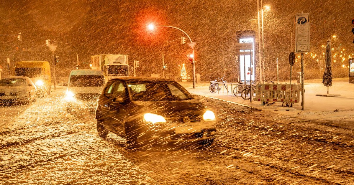 Zima w Hamburgu daje się we znaki kierowcom