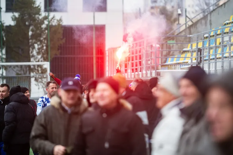 Podczas meczu noworocznego w Gdyni atmosfera była bardzo gorąca.