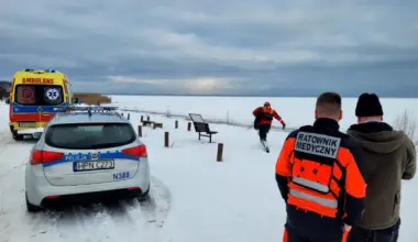 Wpadł do wody przy "Kaczym Winklu"