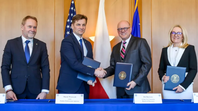 Polskie Elektrownie Jądrowe podpisały umowę kredytową z Export Import Bank of the United States.