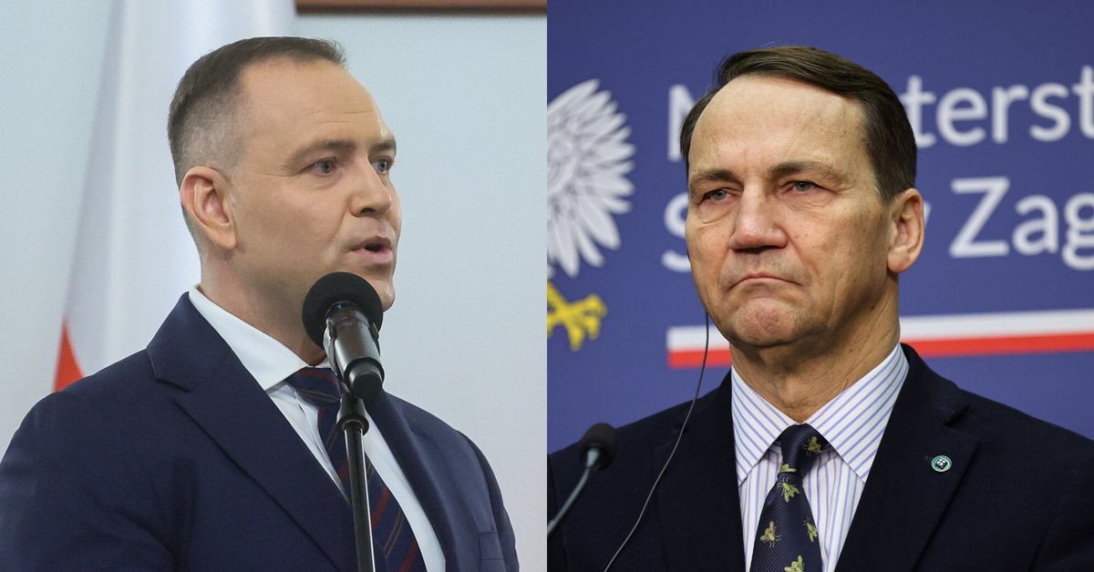 Spór Nawrockiego z Sikorskim o ambasadorów. Prezydencki minister mówi o rozwiązaniu. "Pogodzony" - Onet