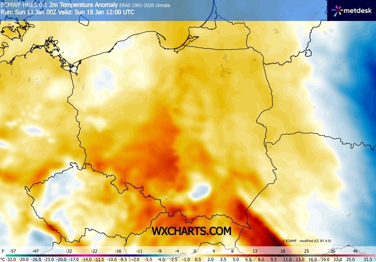 Najcieplej ma być pod koniec tygodnia na południu i południowym zachodzie Polski