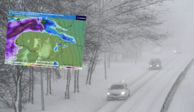 W poniedziałek śnieg i deszcz możliwe są na północy