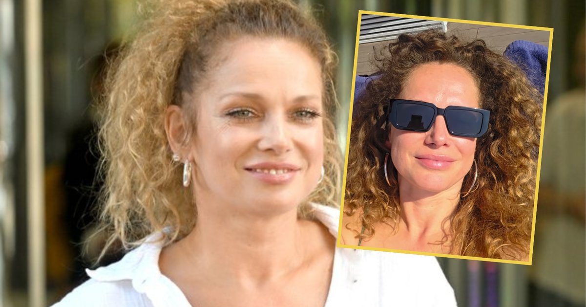 Joanna Liszowska bez makijażu. Nadawała ze słonecznych wakacji: leżę i rozmyślam