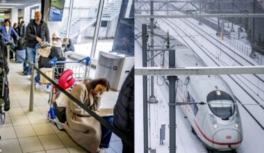 Obfite opady śniegu paraliżują Holandię. Setki odwołanych lotów, chaos na kolei - Onet