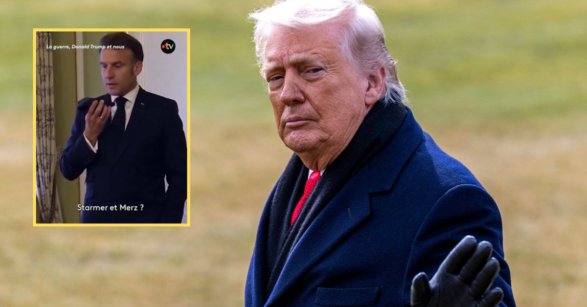 Francuzi pokazali nagranie z Trumpem. Po słowach Macrona wspomniał o jednym