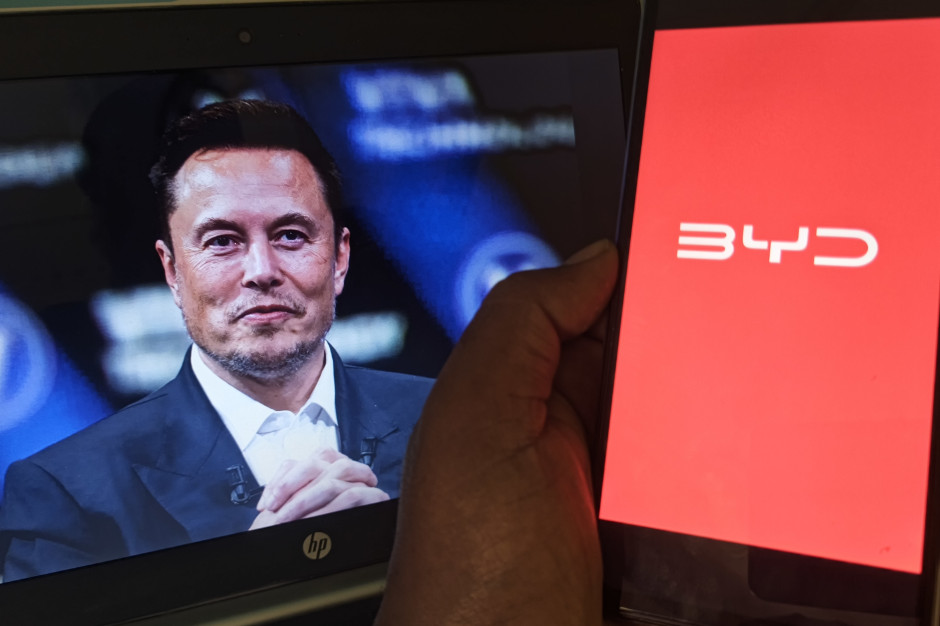 Tesla traci pozycję lidera. Chiński gigant pokonał koncern Muska