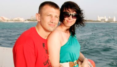 Tomasz Adamek z żoną w 2009 r.