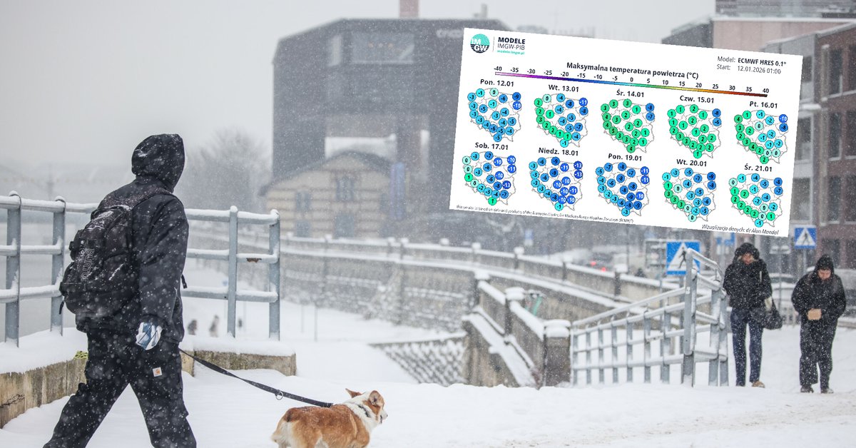 W środę obok śniegu pojawi się deszcz