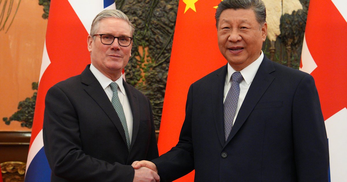 Premier Wielkiej Brytanii Keir Starmer z wizytą w Pekinie u chińskiego przywódcy Xi Jinpinga, 29 stycznia 2026 r.