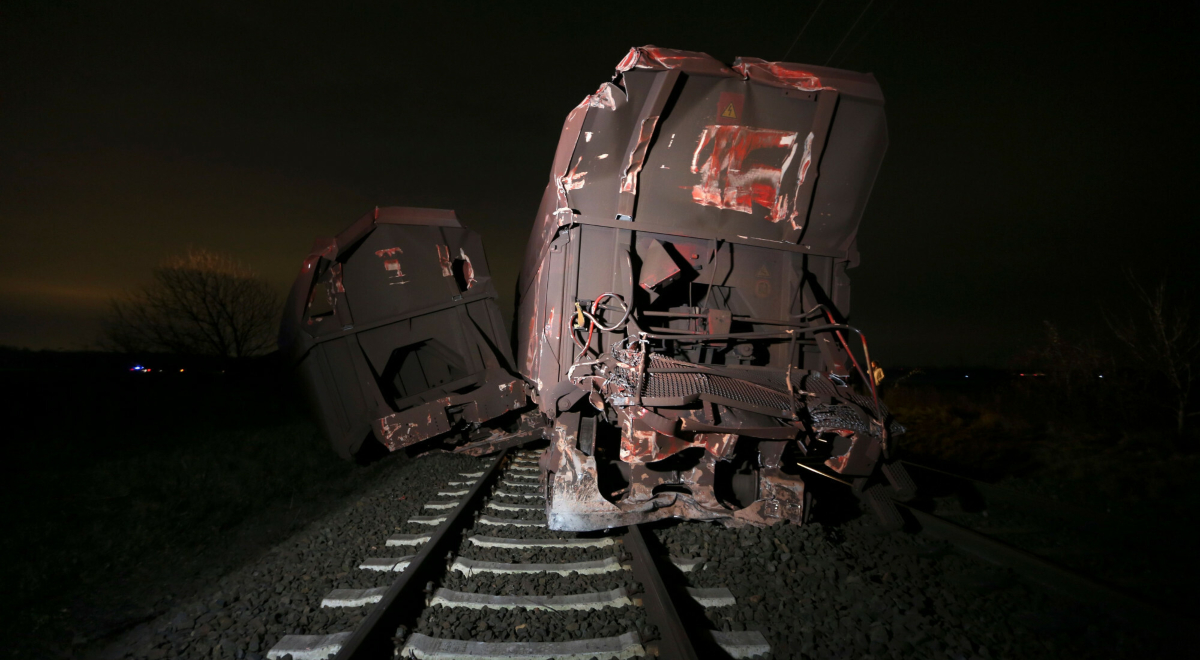 Sabotaż na torach w Niemczech? Pociąg wykoleił się tuż przed przejazdem konwoju USA - Świat