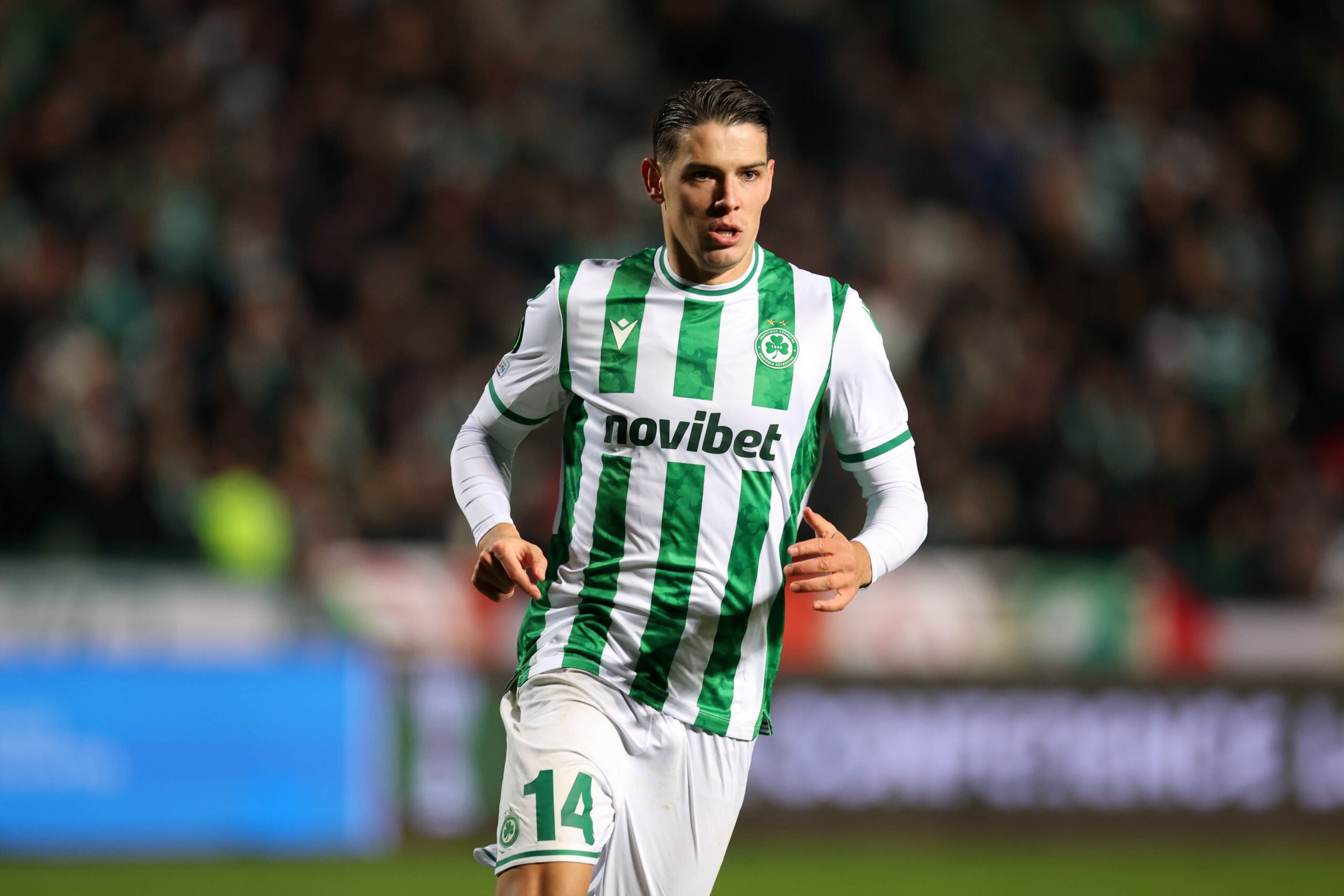 Mariusz Stępiński w barwach Omonii Nikozja