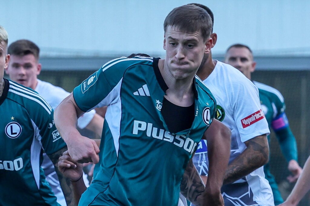 Mileta Rajovic podczas sparingu z Polissią