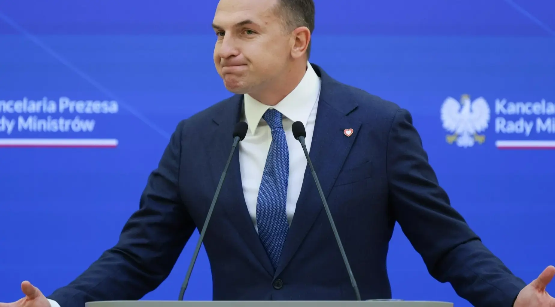 Rzecznik rządu Adam Szłapka