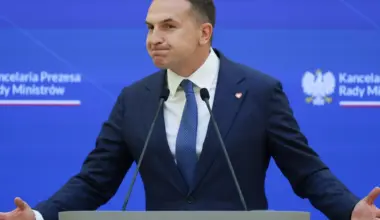 Rzecznik rządu Adam Szłapka