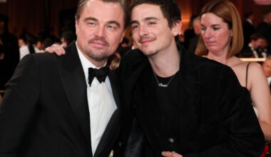 Złote Globy 2026: Zdjęcia. Ariana Grande, Leonardo DiCaprio, Jennifer Lawrence i inne gwiazdy