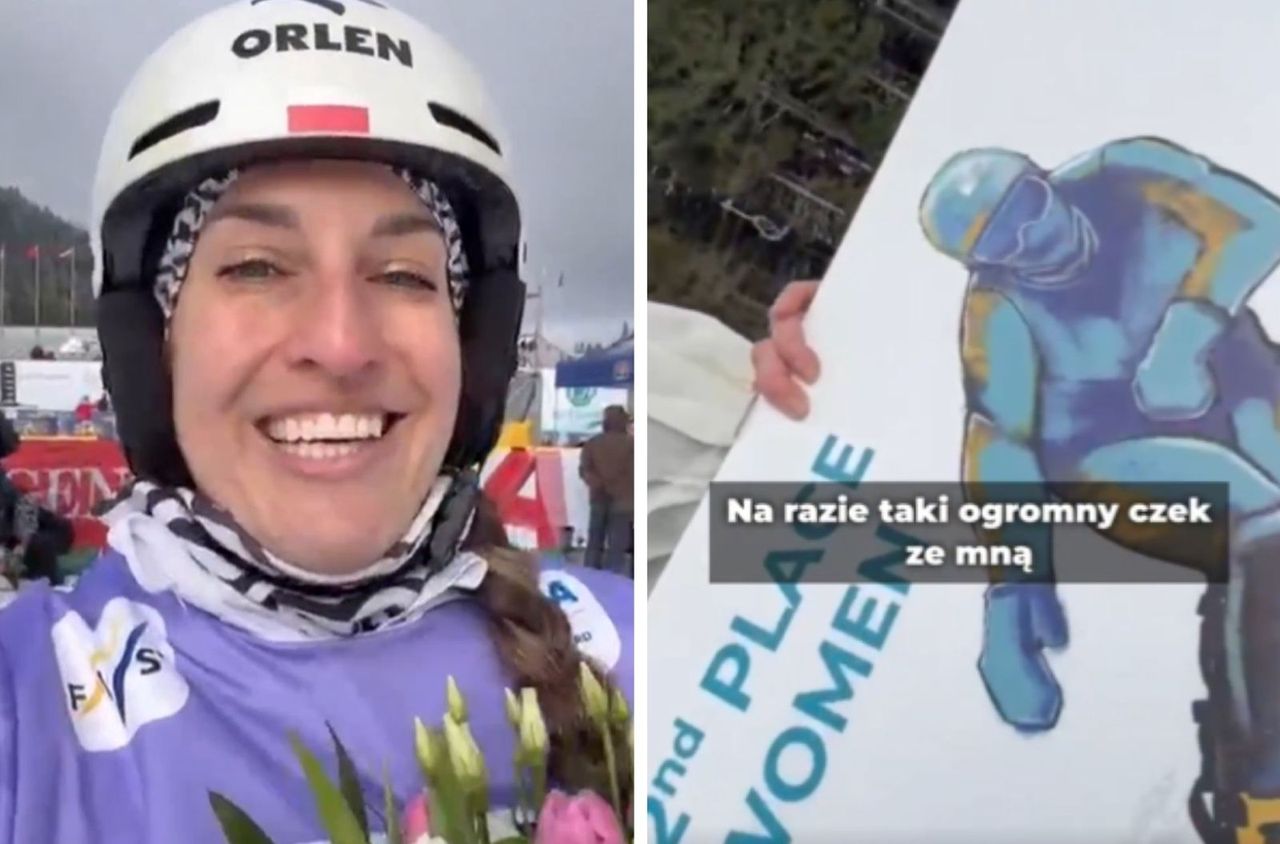 Od razu dostała czek. Tyle zarobiła Polka za 2. miejsce w Pucharze Świata