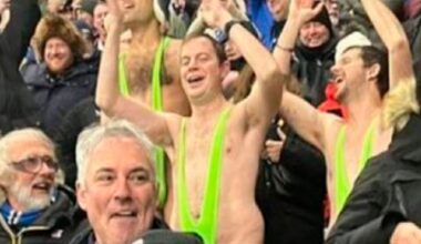 Przyszli na mecz Ligi Mistrzów w takich strojach. Kazachowie się nie patyczkowali