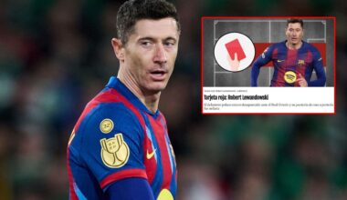 Hiszpanie bez hamulców o "Lewym". Dali mu czerwoną kartkę