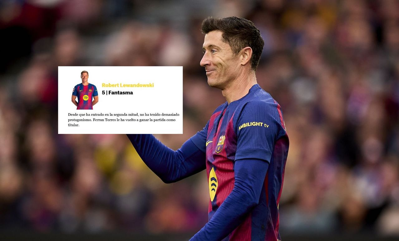 Od "luksusu" do "ducha". Potężny rozstrzał ocen dla Lewandowskiego w Hiszpanii