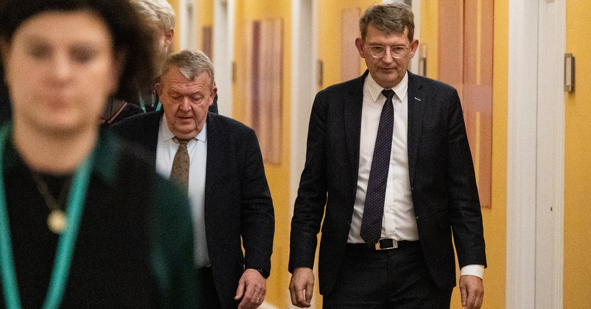 Minister obrony Danii Troels Lund Poulsen (po prawej)