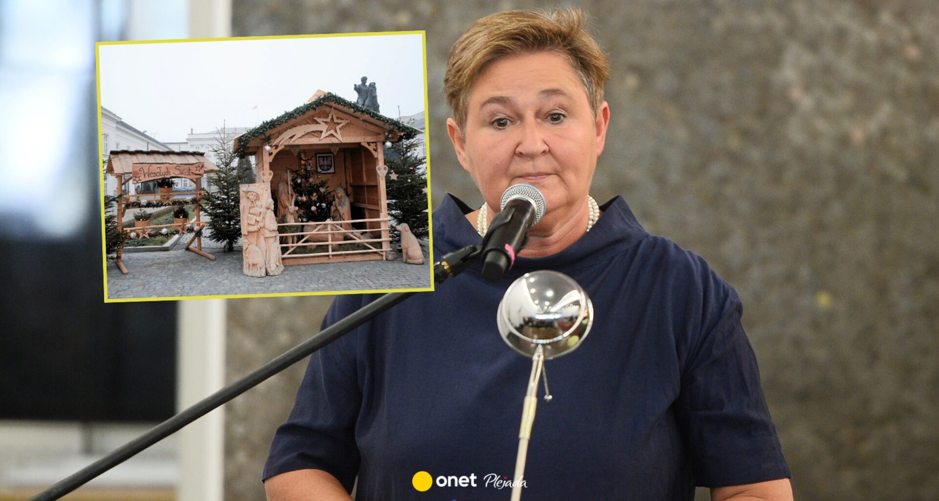 Magdalena Środa odpaliła się na temat szopki przed Pałacem Prezydenckim. "Żenująca"