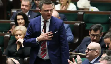 Szymon Hołownia (Polska 2050) w Sejmie