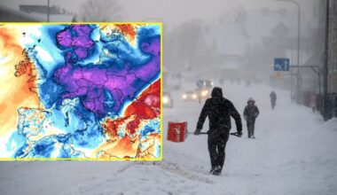 Wir polarny sprowadza wielką zimę do Europy. Potężne mrozy i śnieżyce