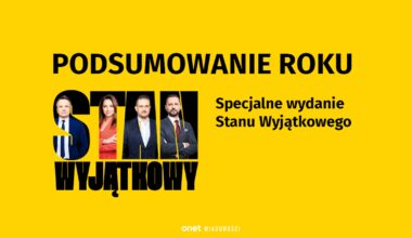 Polityczne podsumowanie roku ze "Stanem Wyjątkowym"