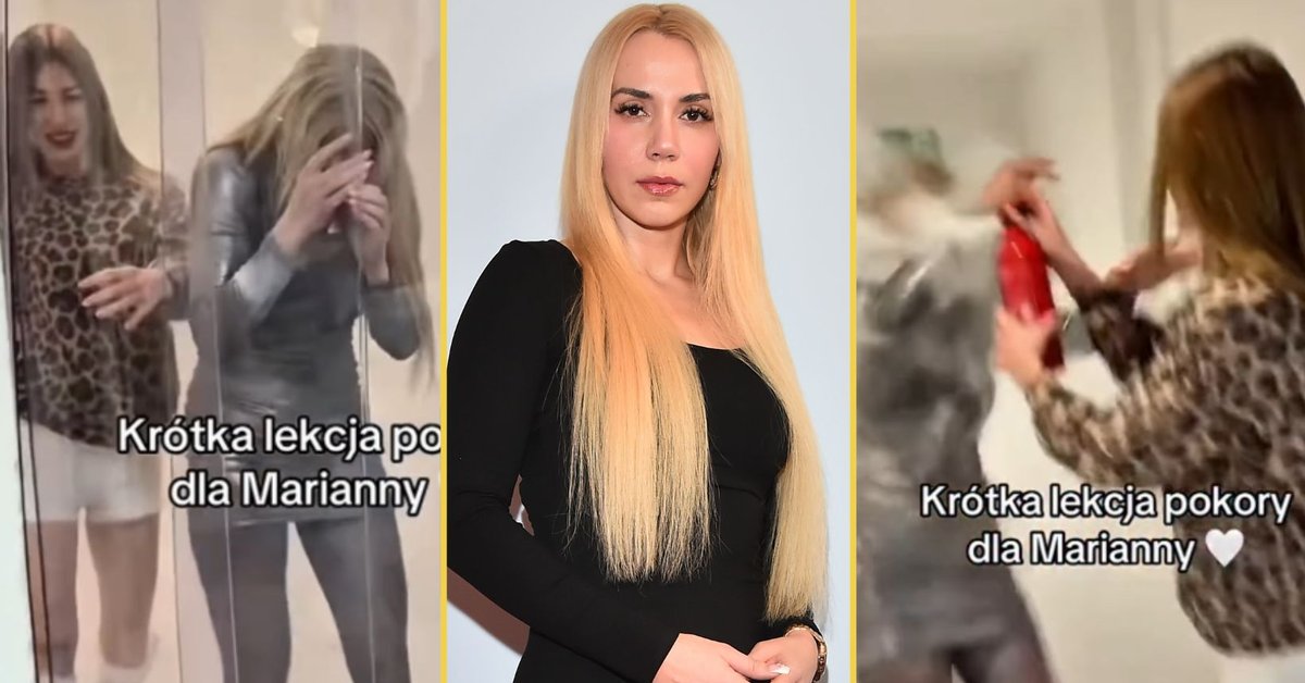 Skandal z Marianną Schreiber na konferencji Prime MMA. Celebrytka oberwała gaśnicą