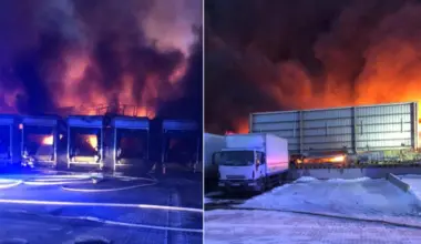 Olbrzymi pożar pod Poznaniem, kłęby dymu widać z daleka. Jest pilny apel władz