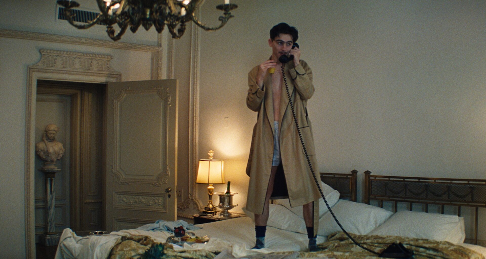 Timothée Chalamet w filmie "Wielki Marty"