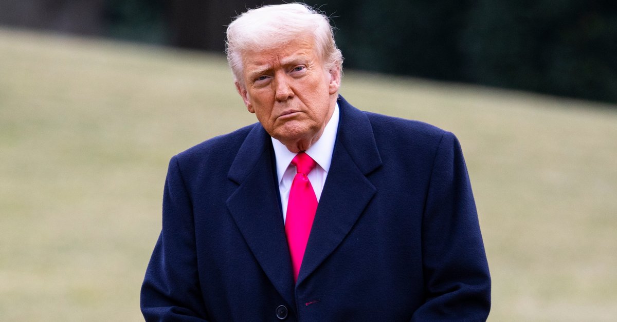 Donald Trump w Waszyngtonie, luty 2025 r.