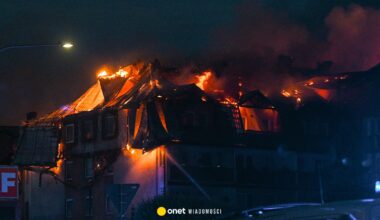 Prokuratura o pożarze w Ząbkach. To najbardziej prawdopodobna przyczyna