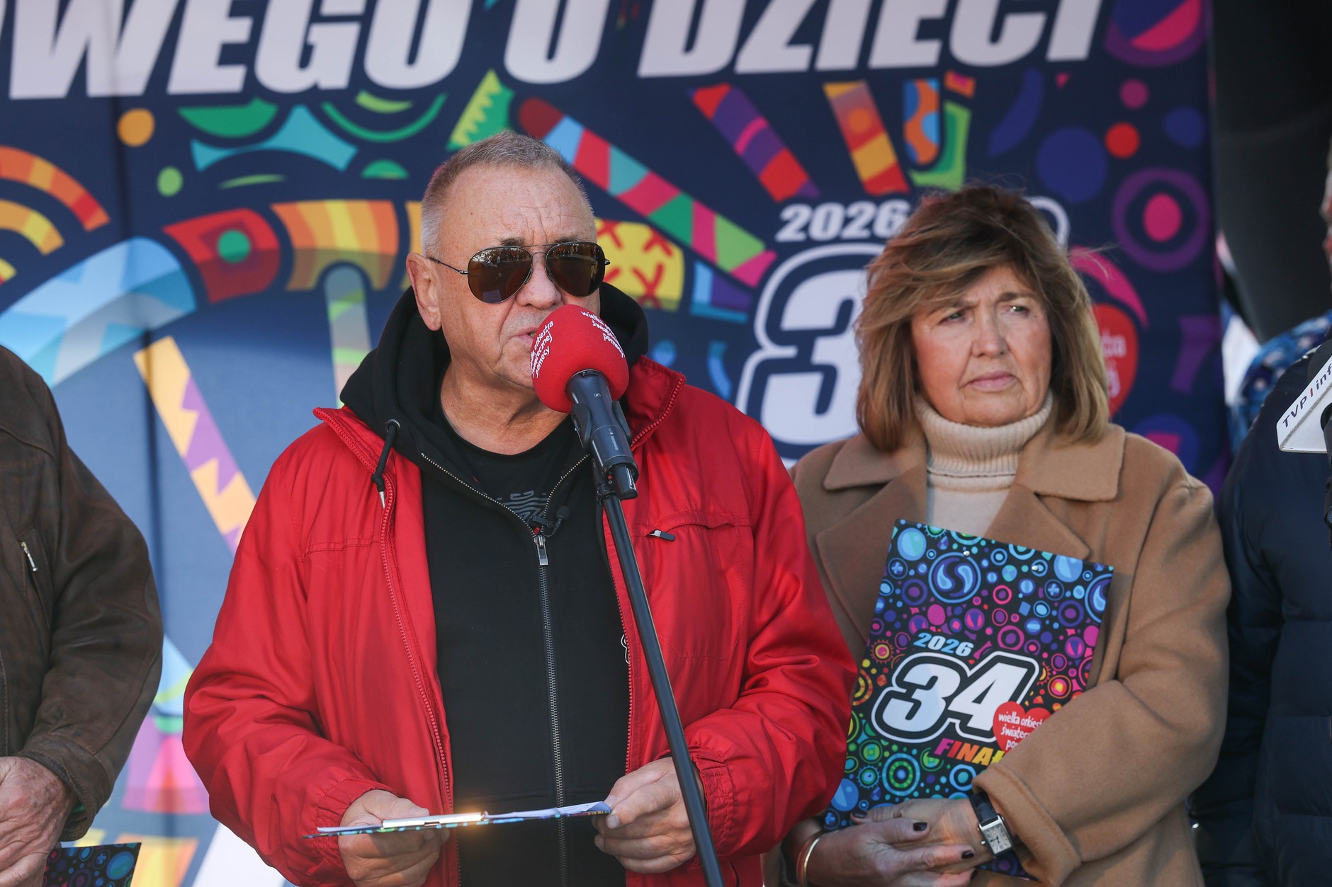 Jerzy Owsiak i Lidia Niedźwiedzka-Owsiak