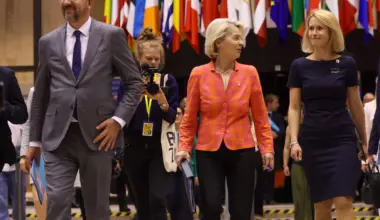 Charles Michel, Ursula von der Leyen i Kaja Kallas